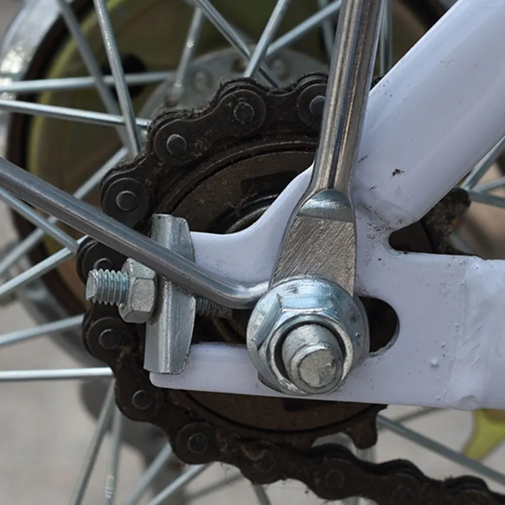 

20pcs Chain Tensioner Silver Bike Adjuster Tool Foldable Bicycle Gear Fastener Durable Material Lightweight Cycling Accessories