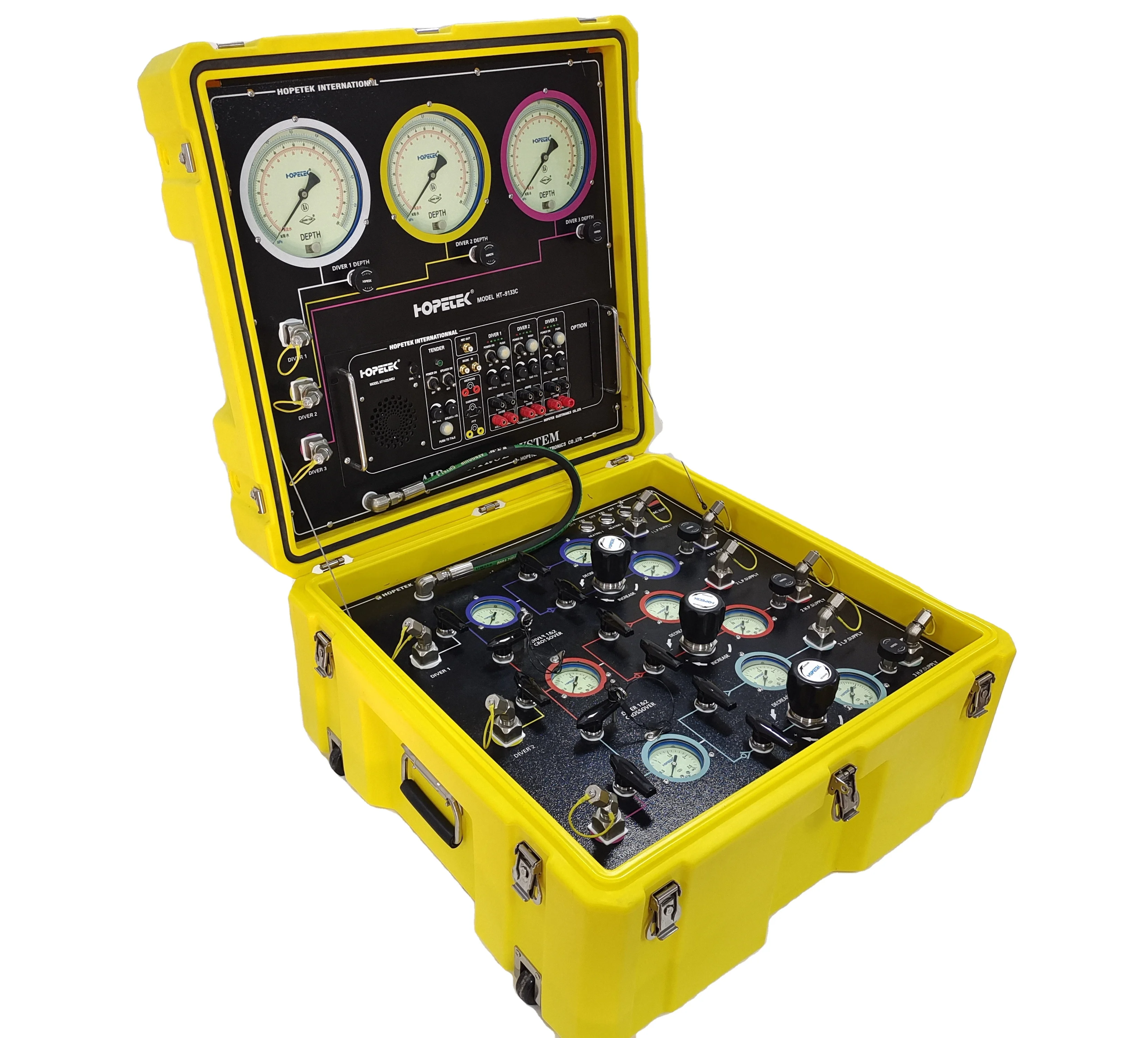 Commercial Diving  Three Diver Diving Air Control Panels Commercial Diving Equipment