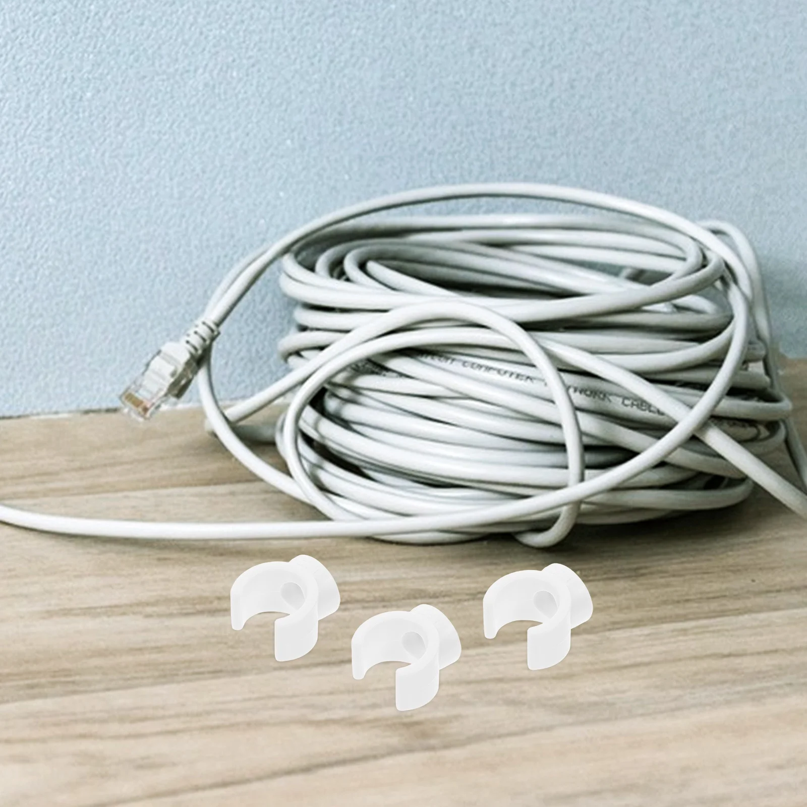 

50pcs U-Shaped Pipe Clamps 16Mm Plastic Conduit Mounting Clips For Water Hose Repair Pvc Tubing Supports Cable Fixing Tools