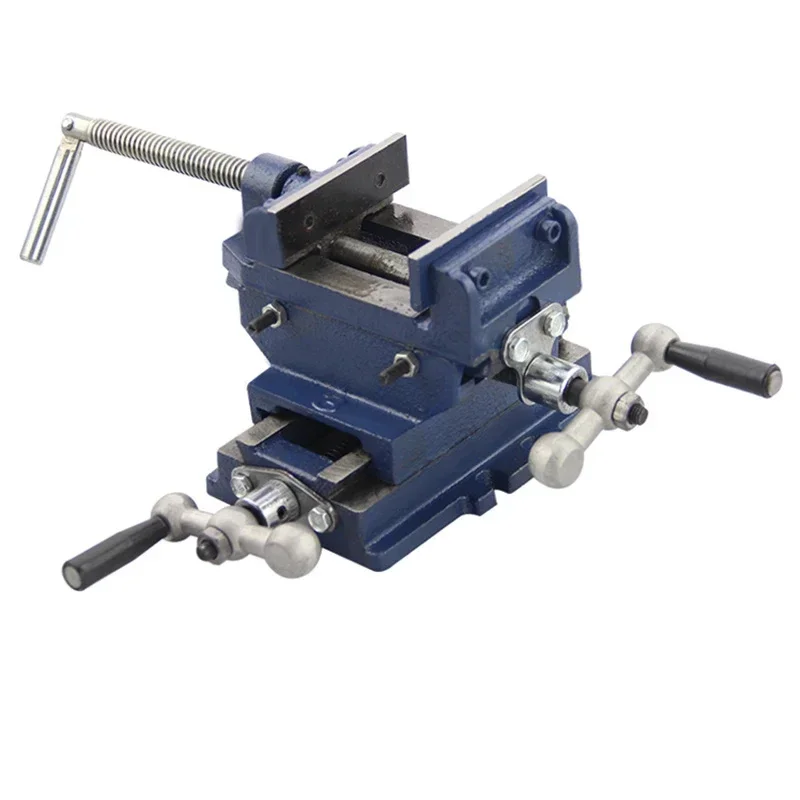 Portable 3-inch Cross Vise Tightens Wood, Metal Plastic, Etc.