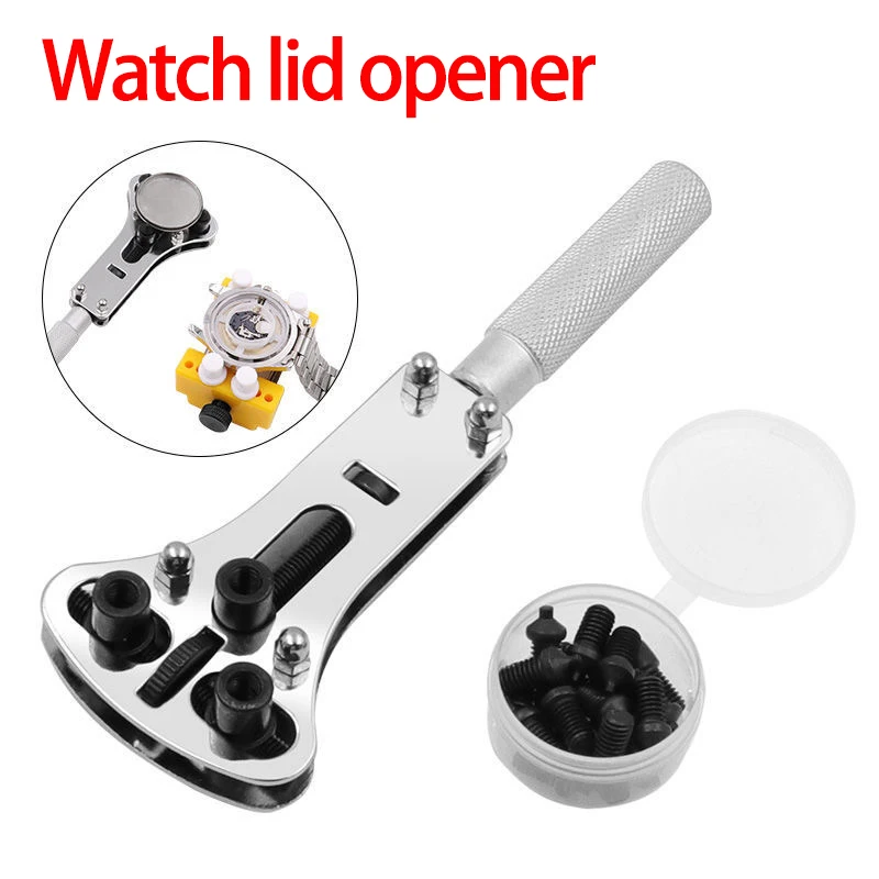 

Watch Repair Tool Waterproof Screw Adjustable 3 Claws Back Case Opener Wrench Remover Watch Battery Press Closer Remover Wrench