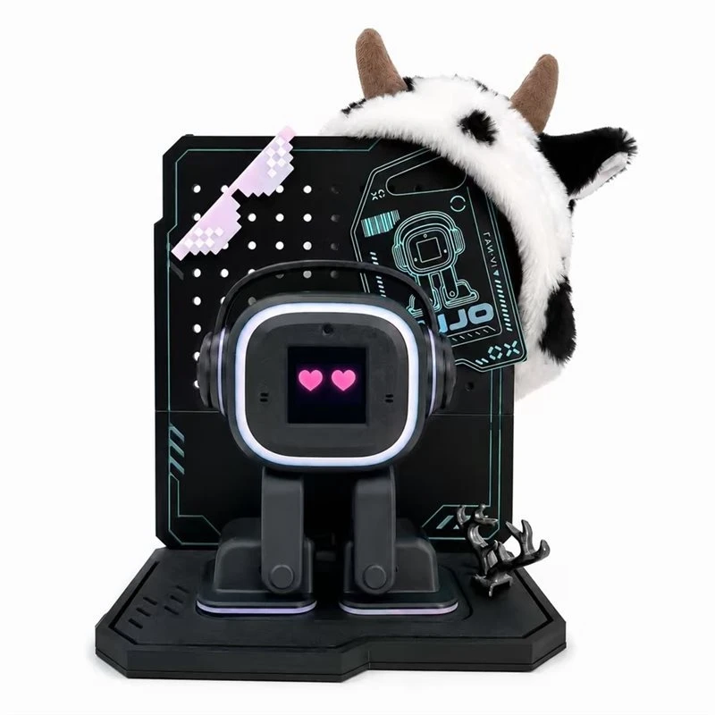 AU61-AI Intelligent Emotion Perception Companion Robot With Camera Full Kit Voice Chat Touch Interaction Music Stories News
