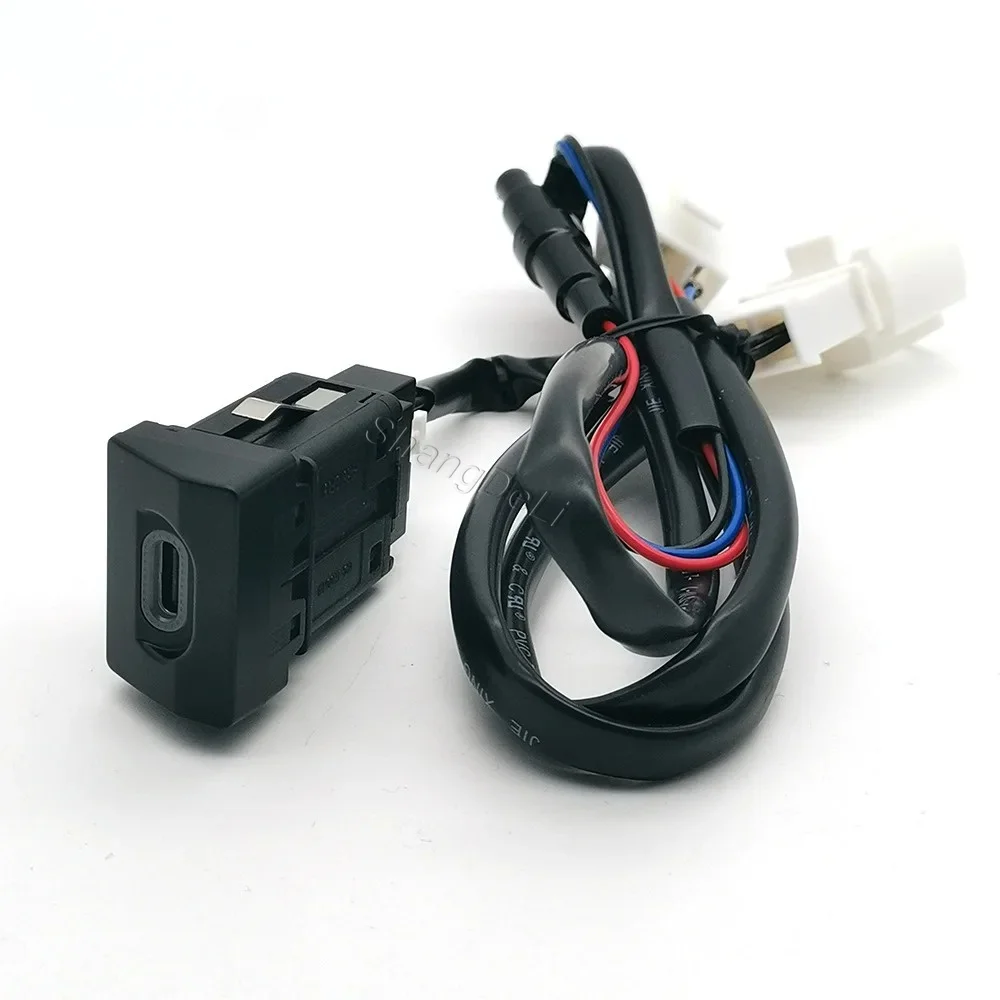 1 Stück Nachrüst-USB-Ladegerät mit Einzel-/Doppelanschluss, PD QC3.0, Grünes Licht, Ladeadapter-Steckdose für Skoda 2009-2013, für Superb 2010-2013 – Detail 4