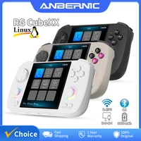 ANBERNIC-consola de juegos portátil RG Cubexx, Retro, pantalla IPS de 3,95 "", 720x720, Linux, 64 bits, compatible con WiFi, Bluetooth, transmisión de videojuegos