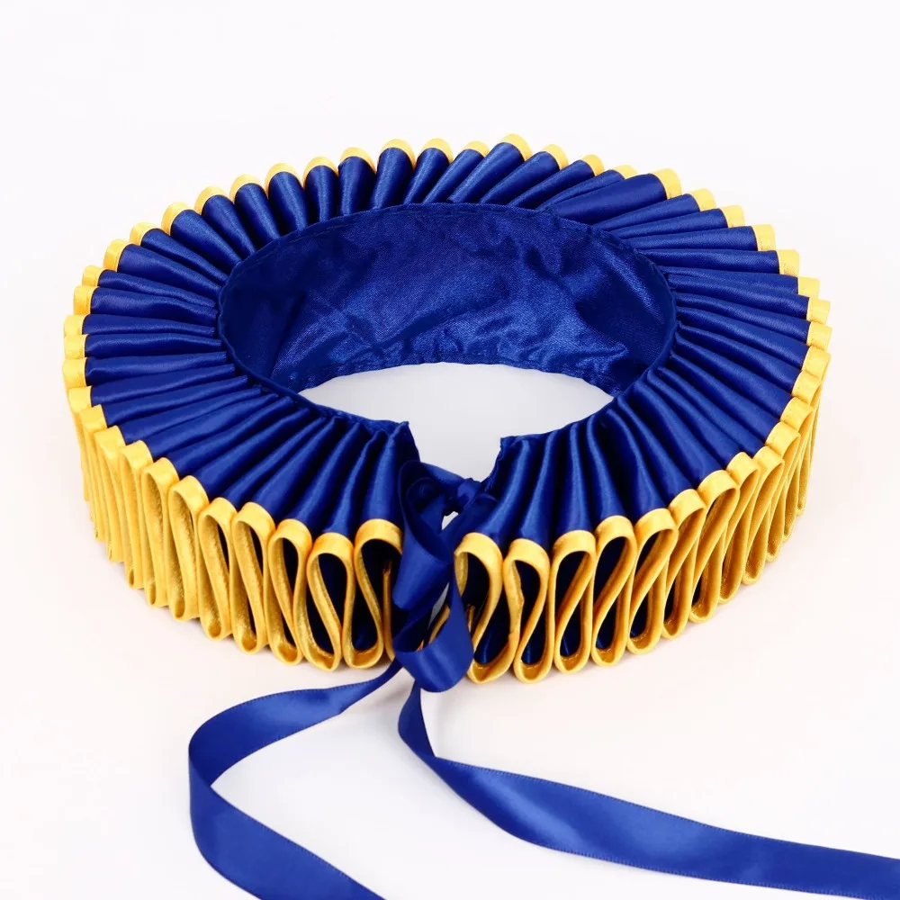 Detachable Halloween Neck Ruffled Collar Opera Victorian Costume Circus Clowns Ruff Collar Vintage Retro