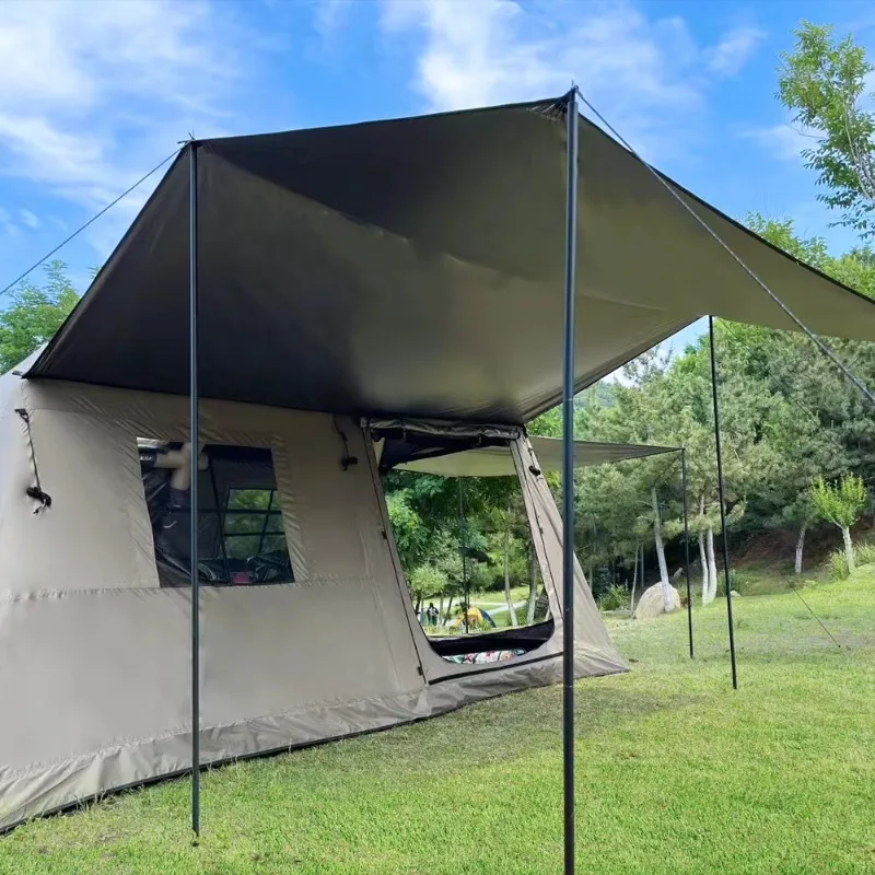 

Airo Automatic Large Oxford 3000mm+ Waterproof Four-Season Tent for Outdoor Family Adventures Canopy Quick Setup One Bedroom