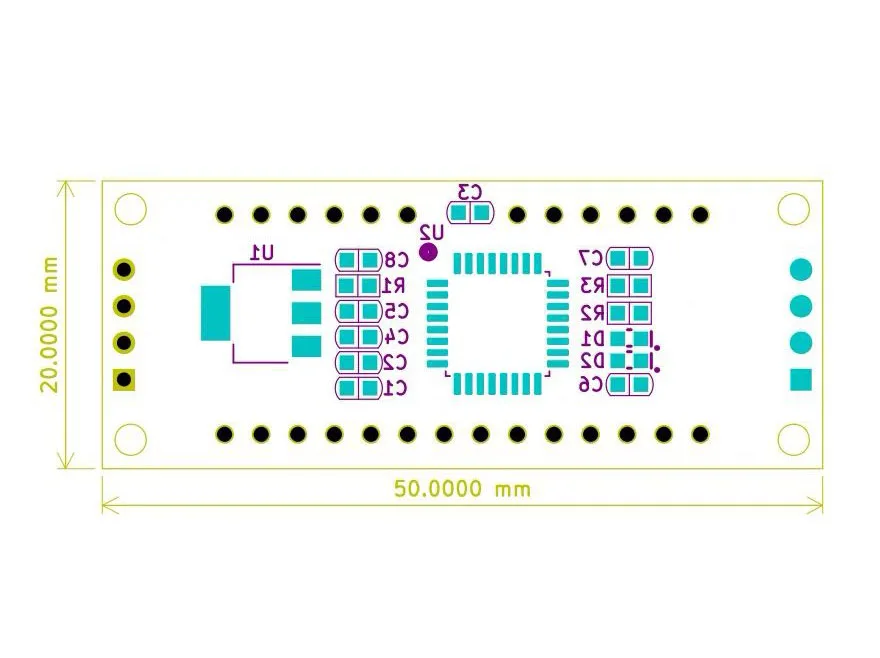 1PCS/LOT QDSP-2192 Screen 8-bit 7X5 Pixel CCD Image LED Image HDSP-2112 Sensor 2111 Compatible 2213