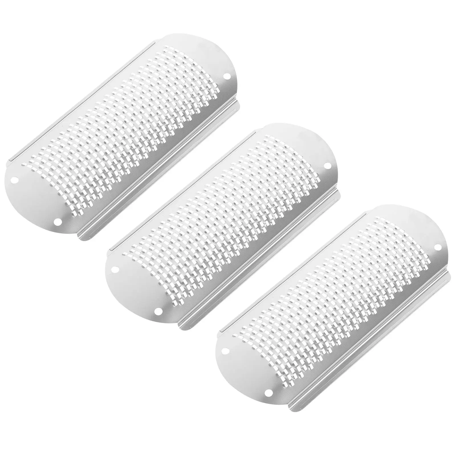 

3pcs Foot Files Pumice Stone Rubbing Board Hard Skin Removal Stainless Steel Dead Skin Callus Remover Salon Use Tool