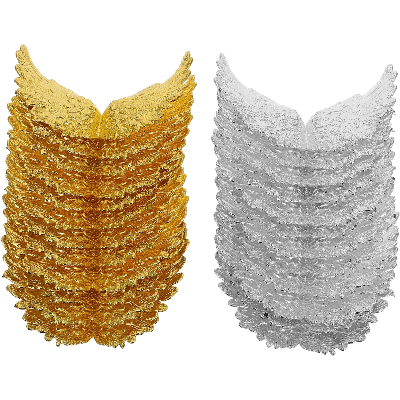 

24Pcs DIY Crafts Accessories Delicate Wing Decoration for Cake Ornament Birthday Wedding Shower Event Wing Decoration