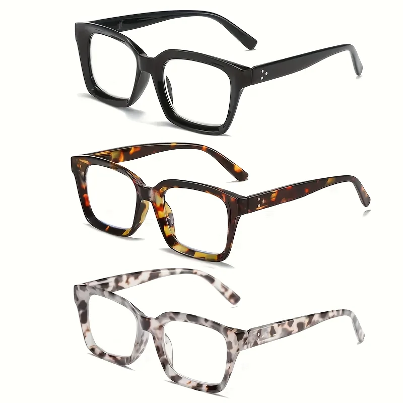 3PCS New Spring legs Reading Glasses Summer Decoration Anti-blue Light Glasses Fashion Package Flower Glasses