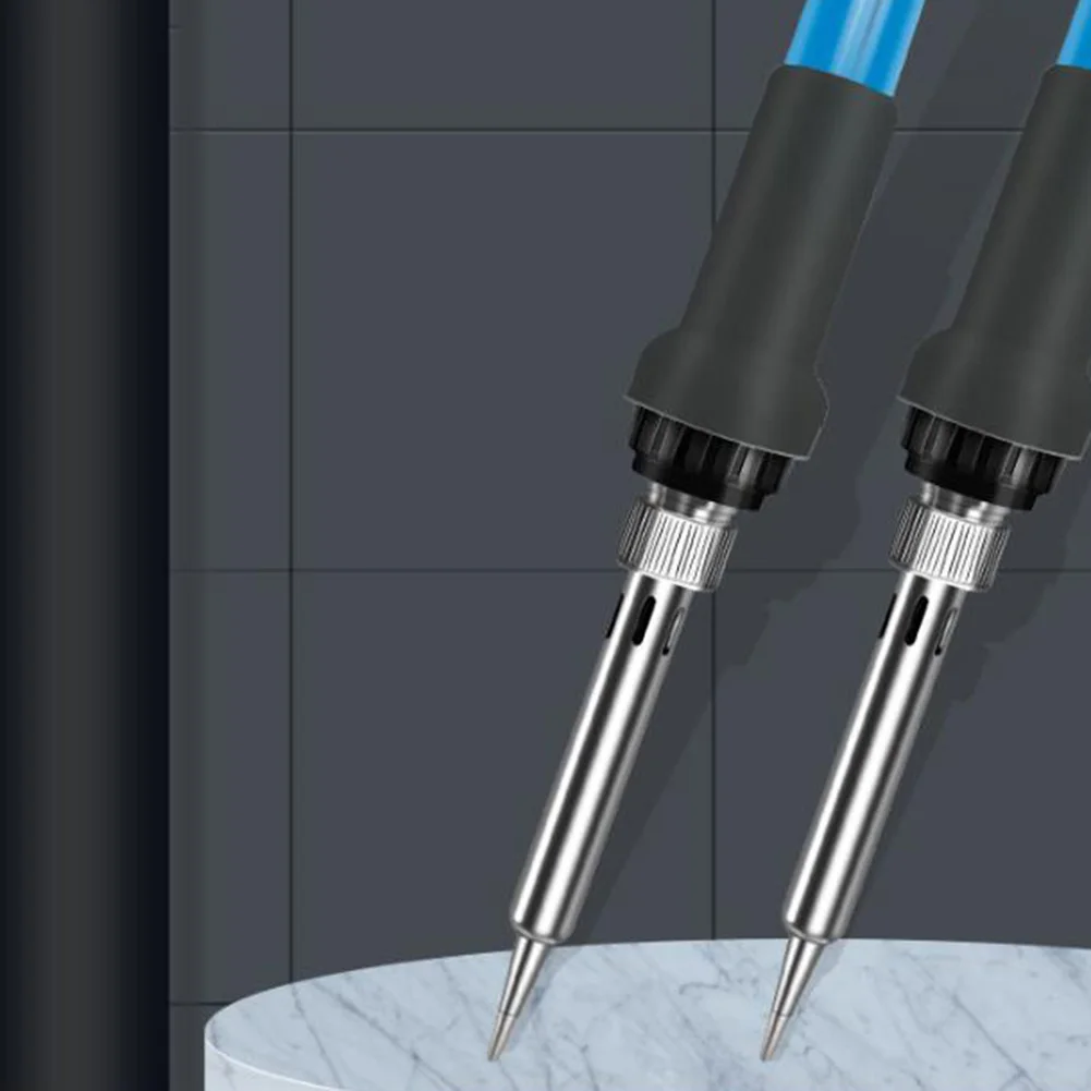 Home Projects Adjustable Temperature Ergonomic Handle Heat-Protection Pad Multiple Soldering Tips For Home Use