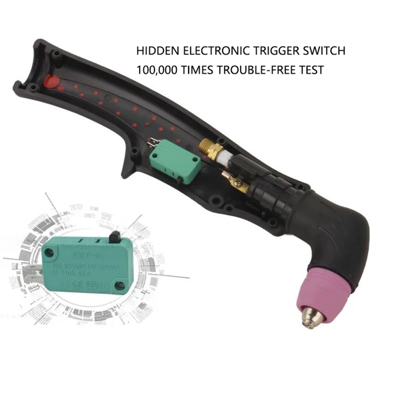 Воздушный плазменный резак, пистолет 60A AG60 SG55 WSD60 3/5/8/10M, летная дуга, фотосессия для 18 мм, устройство для плазменной резки