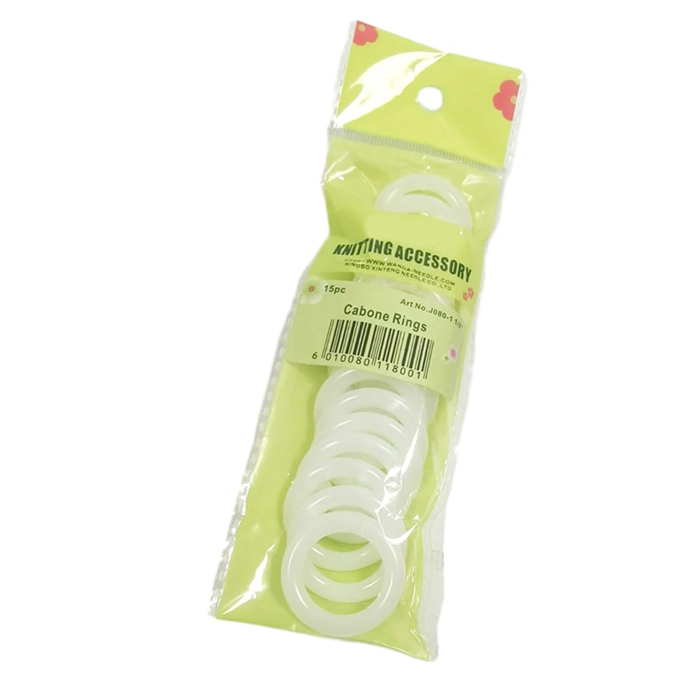 Plastic Crochet Ring Hooks for Handbag DIY Craft Accessories Different Sizes Available Convenient Storage Package