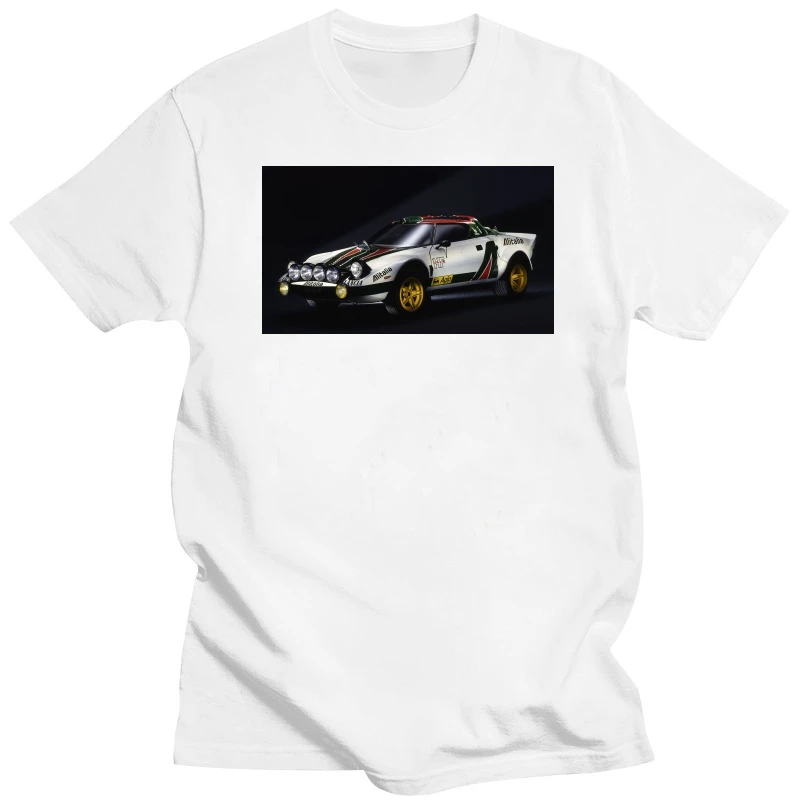 LANCIA FULVIA HF Italy Rally Montecarlo 1972hot sale t shirtscustom designloose t-shirtbrand men t shirt