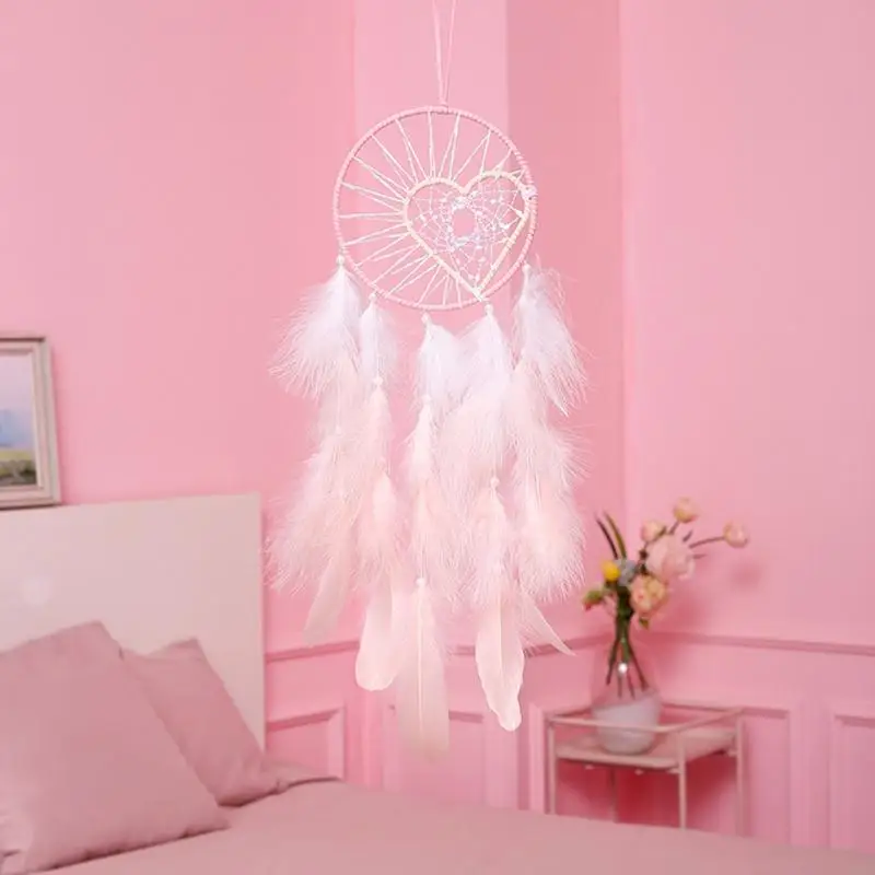 77ja kim loại hoa hoops trái tim vòng hoa macrame vòng mơ ước macrame wall crafts