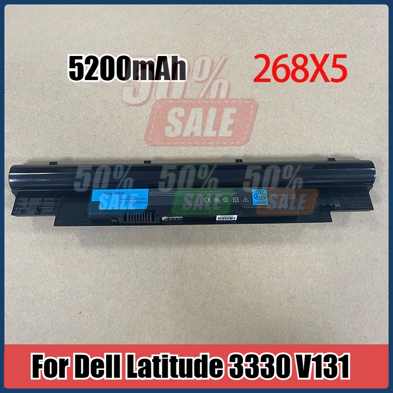 

NEW 268X5 Laptop Battery 11.1V 65Wh for Dell Inspiron N311z N411z Vostro V131 V131D V131R JD41Y H7XW1