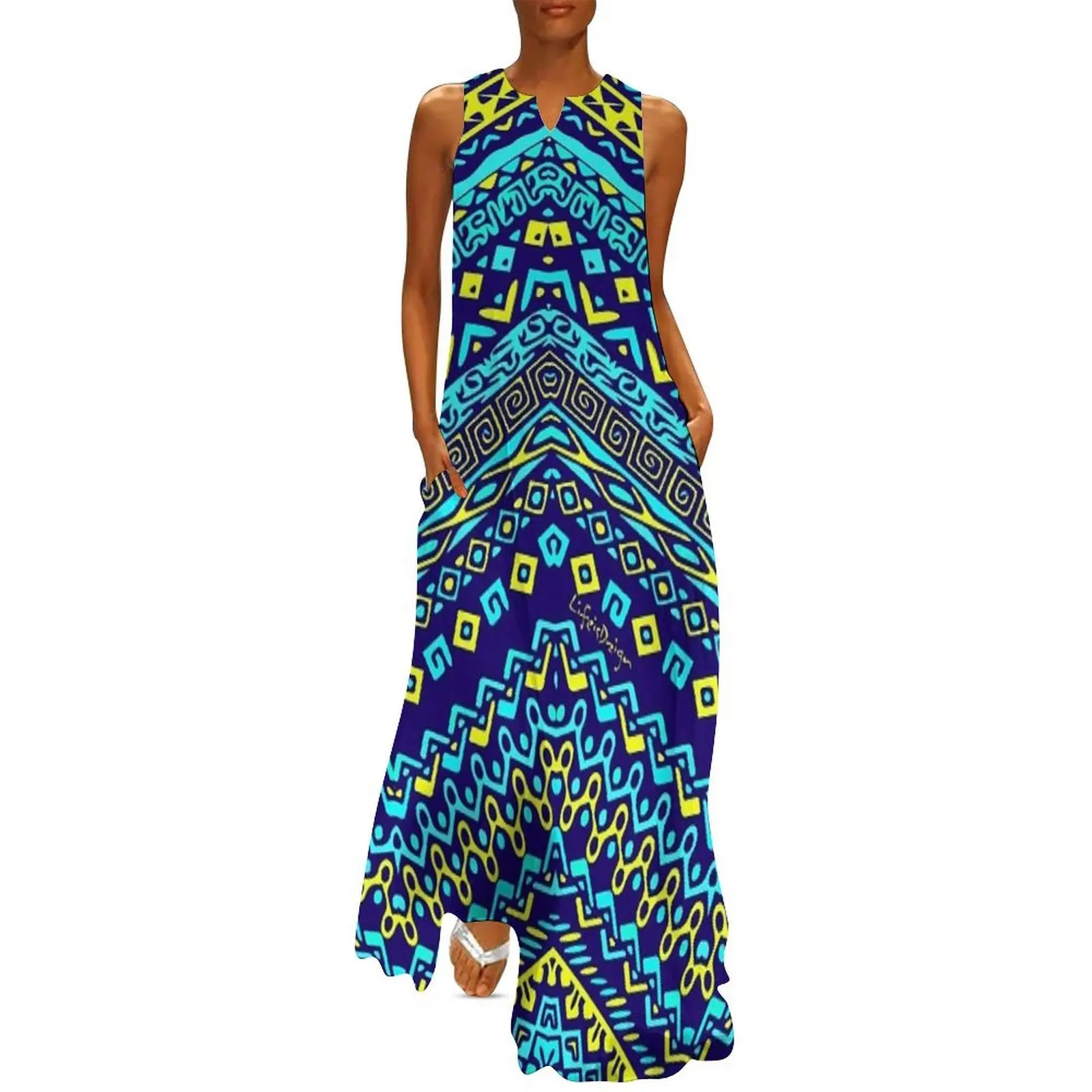 

Blue Tribe Long Dress dresses summer woman 2025 dresses korean style Summer women's clothing Casual dresses