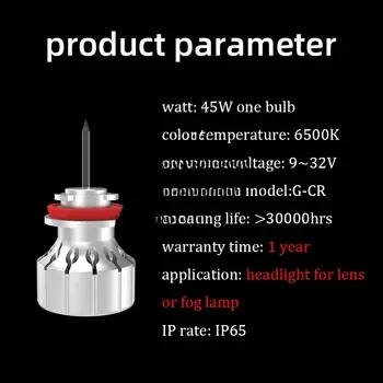 6 best sales h7 led 10000k - №2