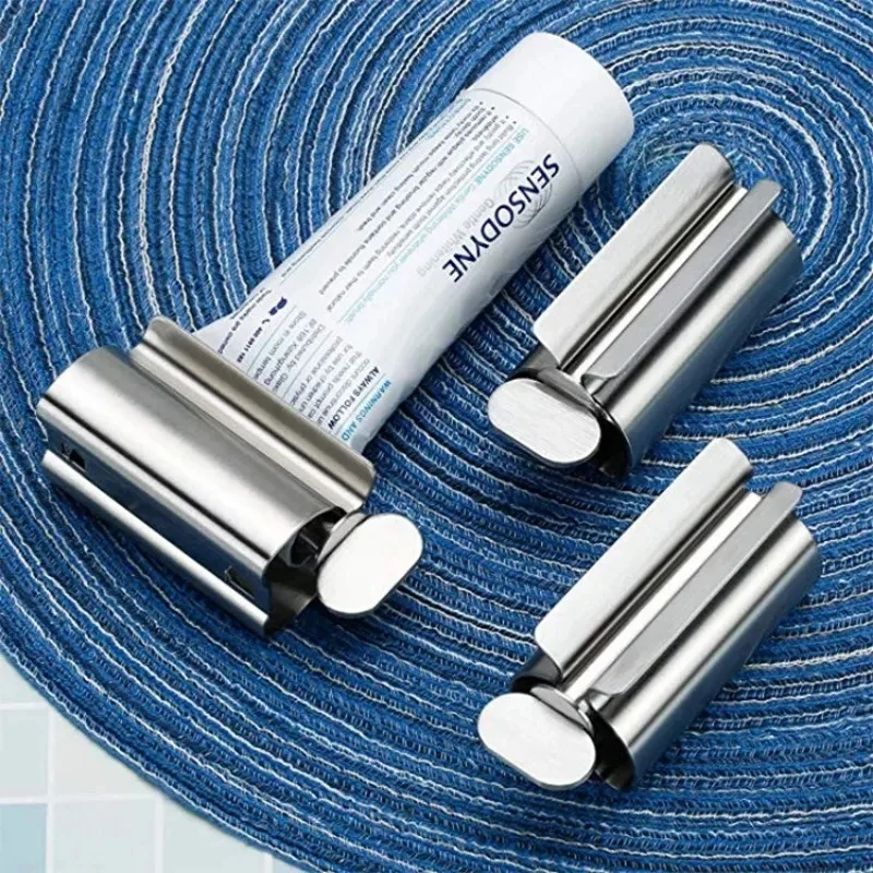 Suitable For Creative Toothpaste Extruders, Simple Toothpaste Rollers, Stainless Steel, Labor-Saving