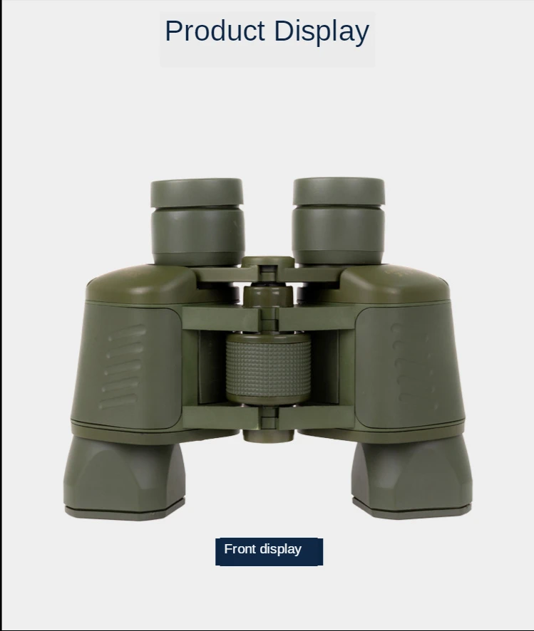 50x50 HD Leistungsstarkes Fernglas 2000M Weitreichendes Faltbares Mini-Teleskop BAK4 FMC Optik Für Jagd Sport Outdoor Camping Reisen – Detail 12