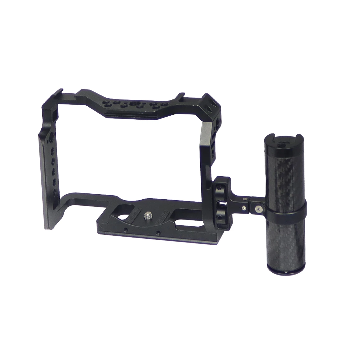 A7M4 A7R4 Kamera Vollkäfig Rig Griff Griff Arca-stil Kalten Schuh Halterung ARRI Ortung für Sony Alpha 7S III IV A7M3 A73 A7R3 A7S3 – Detail 37