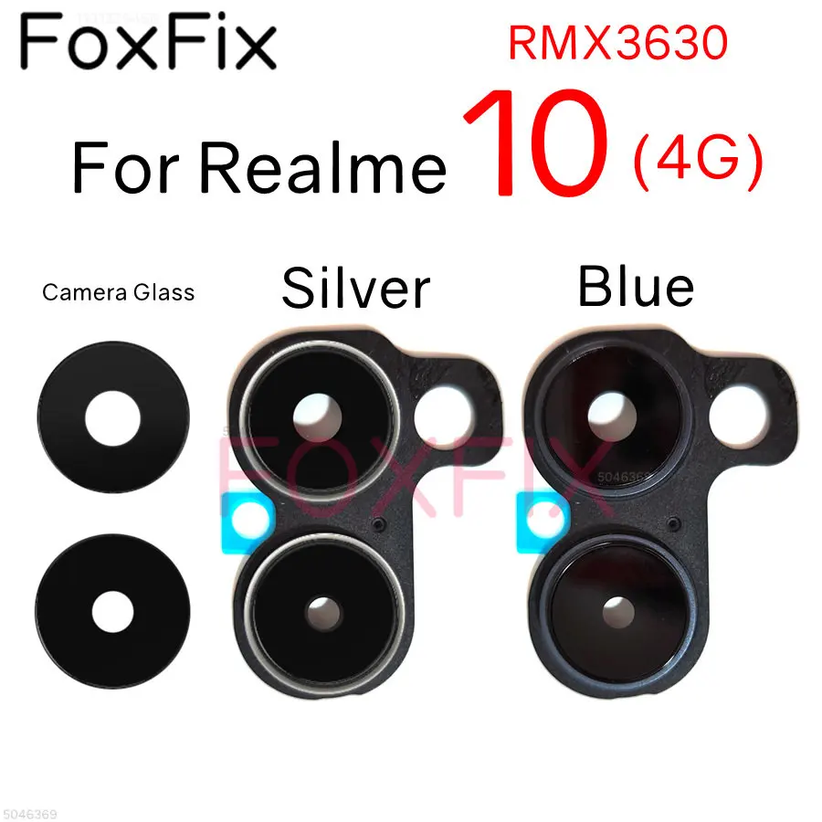 For Realme 10 4G Rear Back Camera Glass Lens With Frame Bezel Replacement RMX3630