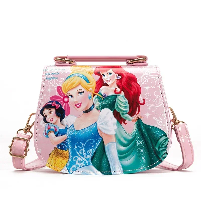 Disney-Sac à bandoulière princesse Elsa et Anna pour enfants, sac à main princesse Sofia pour fille, sac à provisions à la mode, cadeau pour enfants, 2 jouets