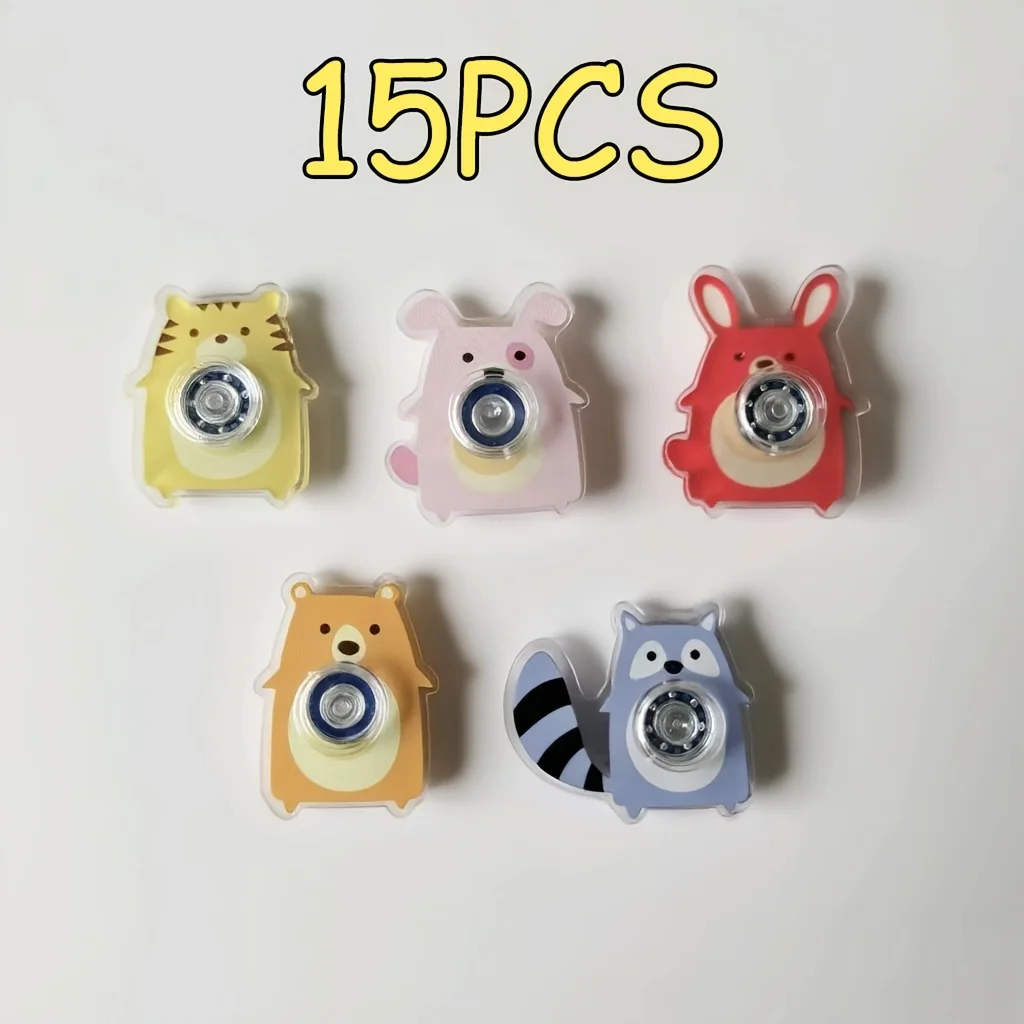 5/15/30pcs Cute Animal Fidget Spinners Durable Plastic Antistress Rotating Toys for Kids Buy Toys Christmas Gift Party Favor