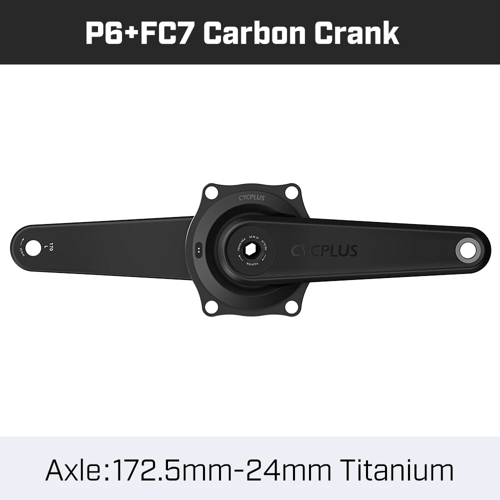 CYCPLUS P6 Spider Power Meter 4 Bolt 110BCD 24mm 29mm BLE ANT+