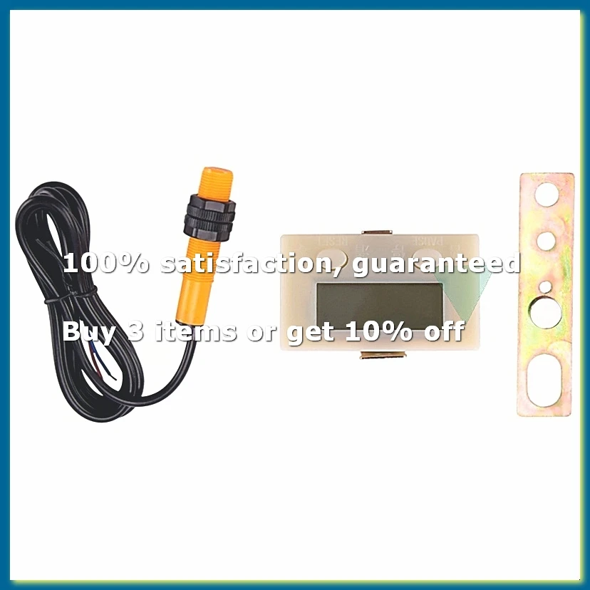 ●0-99999 LCD Digital Display Electronic Counter Punch Magnetic Induction Proximity Switch Reciprocating Rotary Counter