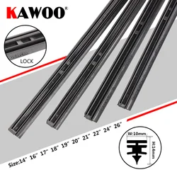 KAWOO Auto Vehicle Car Wiper Blade Strips Insert Natural Rubber 14