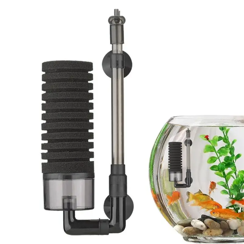 

Aquarium Filter Fish Tank Air Pump Bio Filter Sponge Filter Rotating Extensible Aquarium Bio Filter with Efficient Filtration