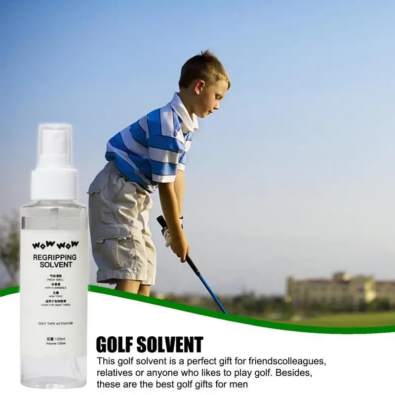 Empuñadura solvente para palos de Golf, agarre profesional para palos de Golf, solvente de regriteo, rápido y fácil