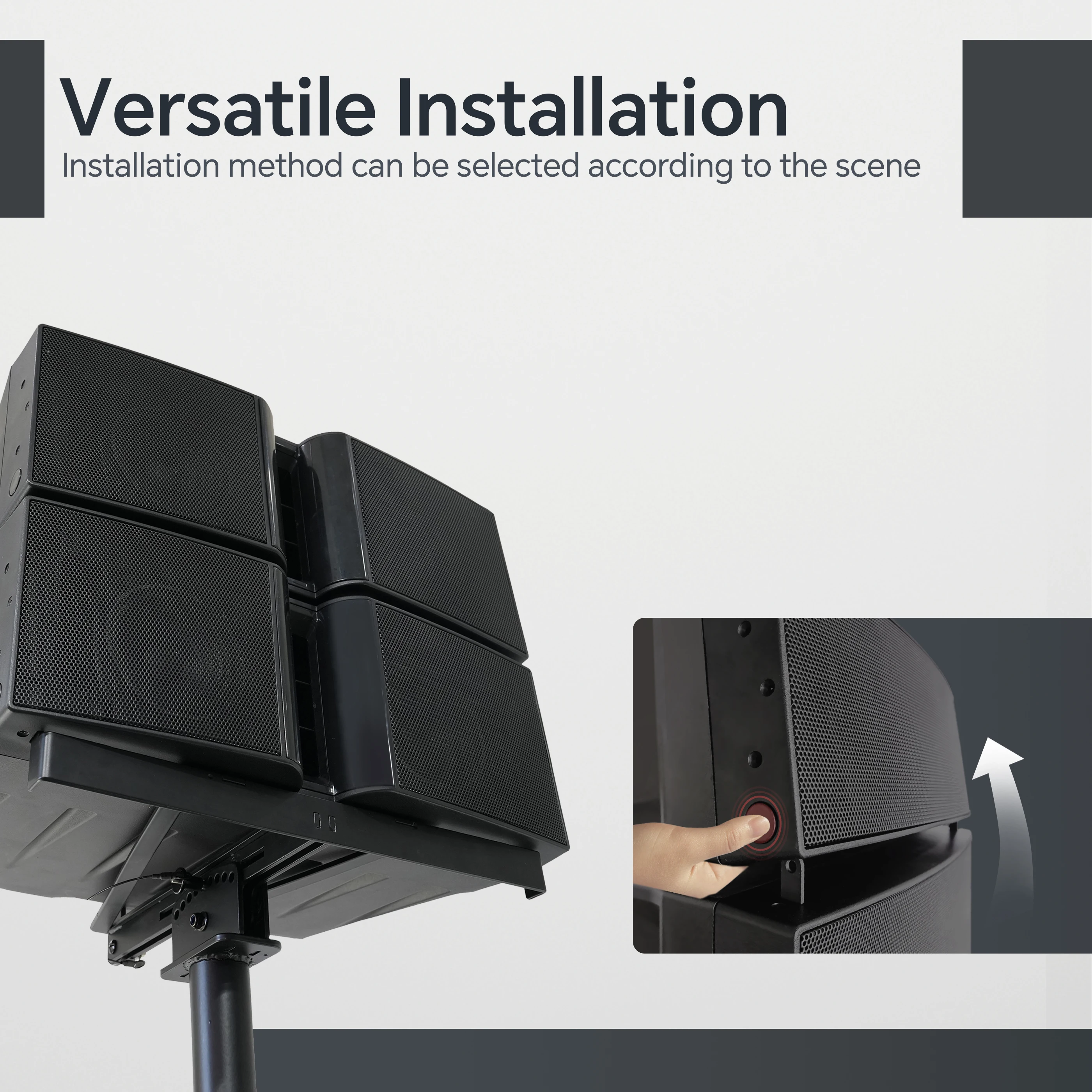 RQSONIC LAP412D3-4.6K Line Array Speakers Professional Sound System DJ Active Line Array Speaker