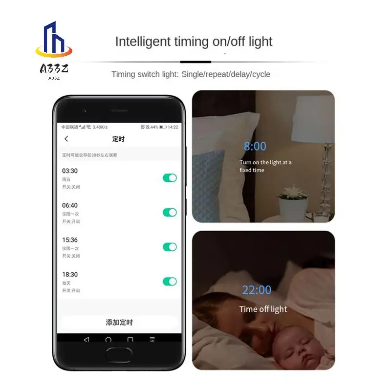 

A33Z-Wifi Smart Switch, Button Switch, Button Dimming Graffiti, Smart Life APP Control