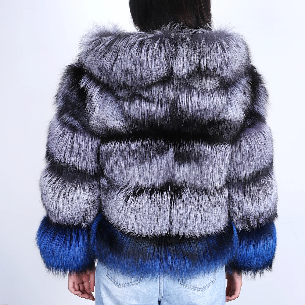 maomaokong2020 natural real fox fur coat ladies winter natural fur jacket jacket fashion coat real fox fur coat fox fur hat