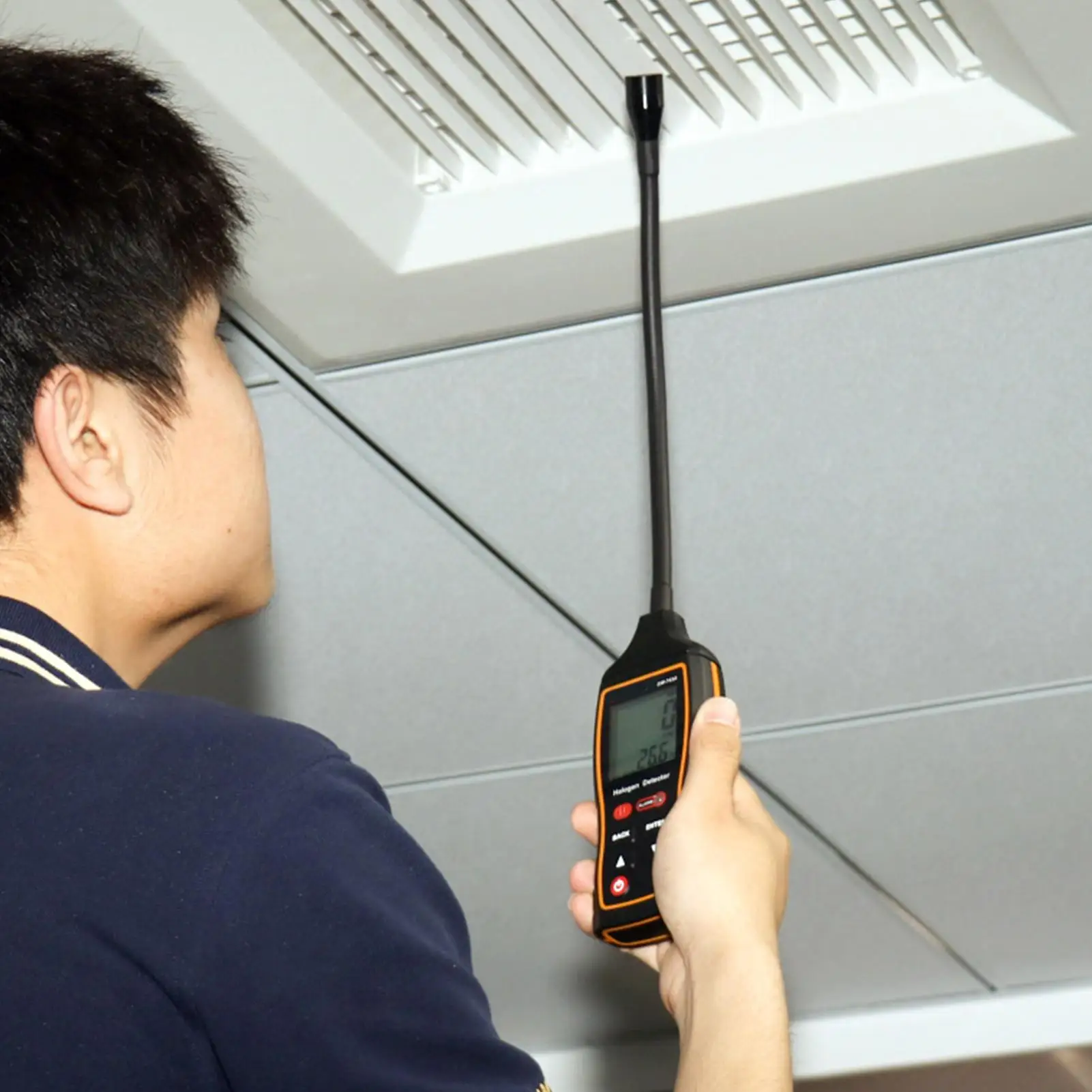 

Freon Gas Leakage Tester Multiple Alarm Modes 0 To 1000PPM LCD Display Air Conditioning Leak Detector for Equipment