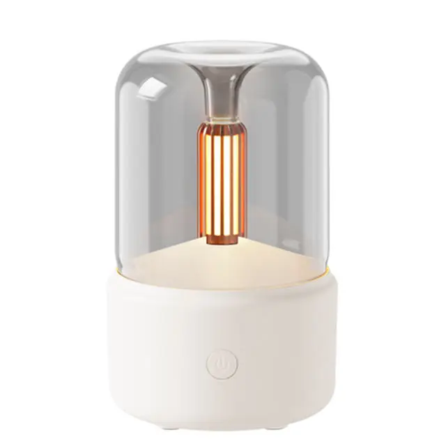 2023 New Essential Oil Diffuser 120ML Candlelight Ultrasonic Portable Air Humidifier Aroma Diffuser