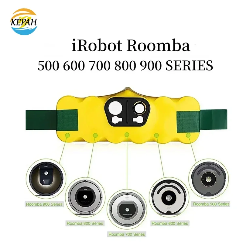 For Roomba Battery 14.4V 5200mAh Rechargeable Batteries 500 550 560 600 650 698 780 980 976 Series Vacuum Cleaner irobot Battery