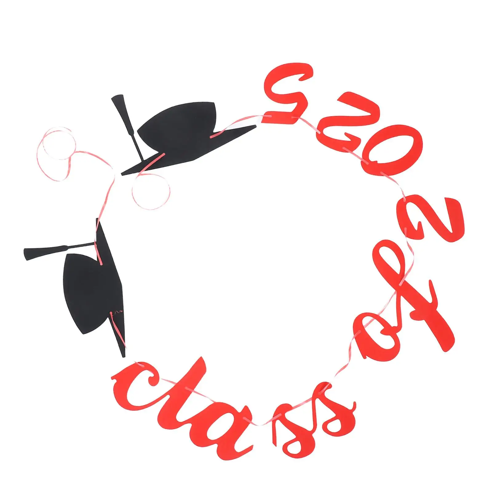 

2025 Graduation Decoration Class Banner Party Supplies Materials Versatile Use Hanging Banners Middle School Banner