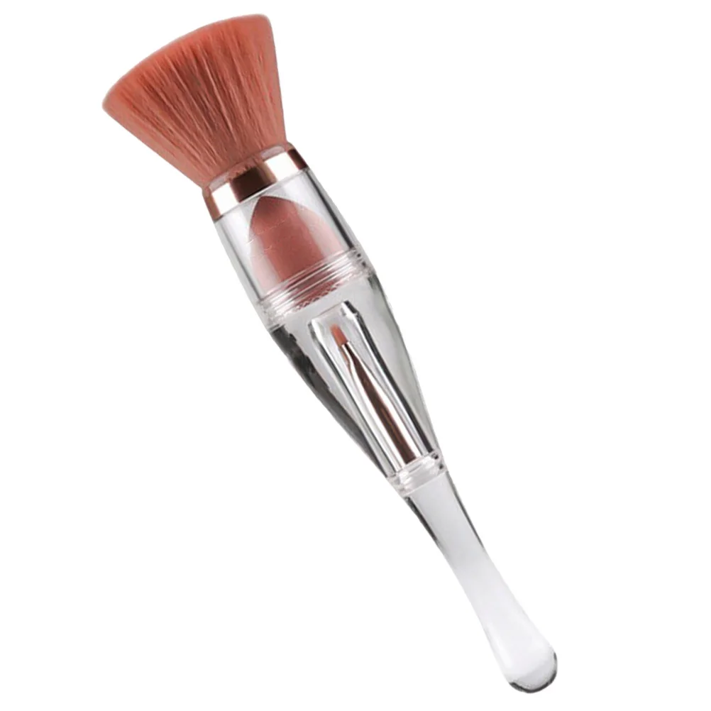 Make-upborstelset Draagbare compacte soepele wollen haren voor foundation Blush Poeder Vloeibaar reishulpmiddelen Dames