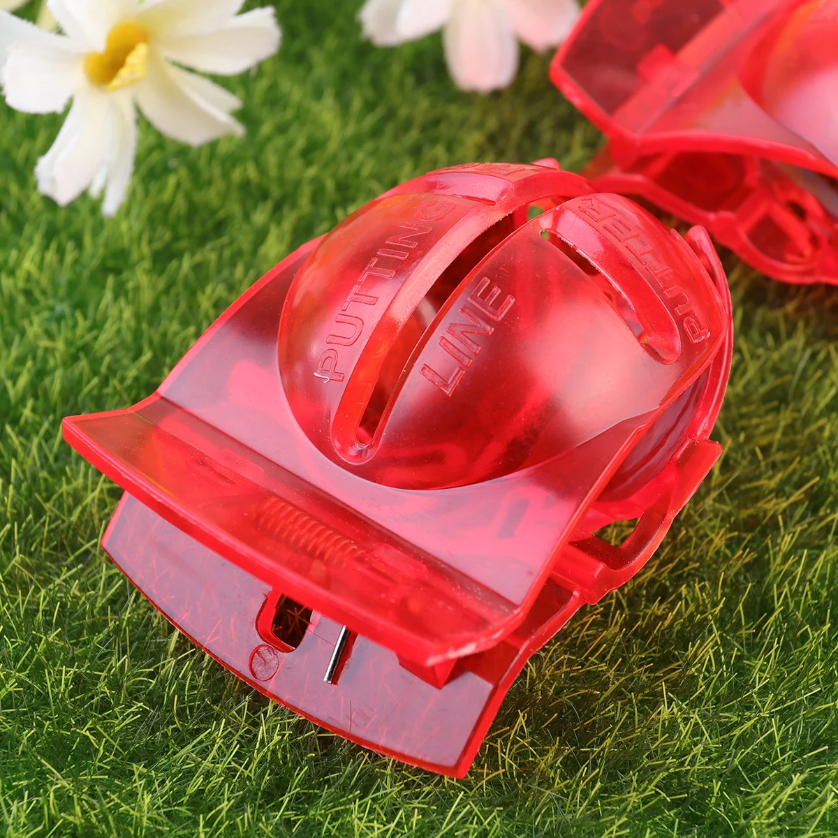 

5 Pcs Golf Clip Marker Outdoor Training Tool Ball Liner Template Markers Putting