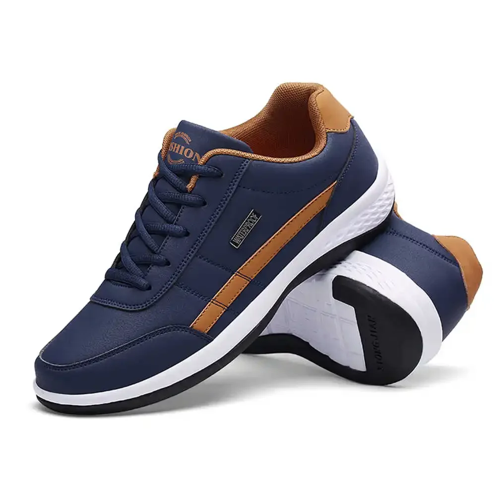 

Blue Size 45 Men's Skateboard Sneakers Casual Brown Trainers Running Shoes Husband Sports Casuals Unique What's New Arrival