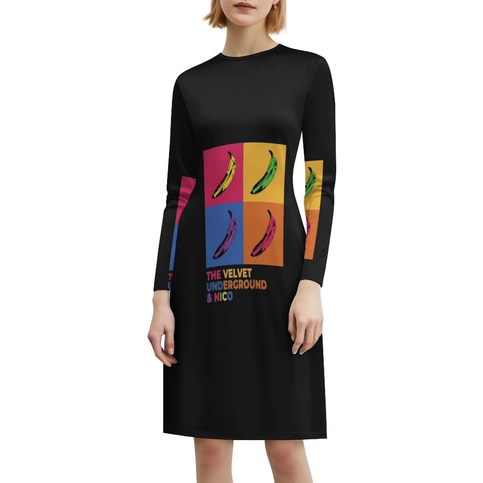 فستان The Velvet تحت الأرض على شكل قلب فستان أنيق للحفلات الصيفية للنساء The Velvet Underground The Velvet Womens