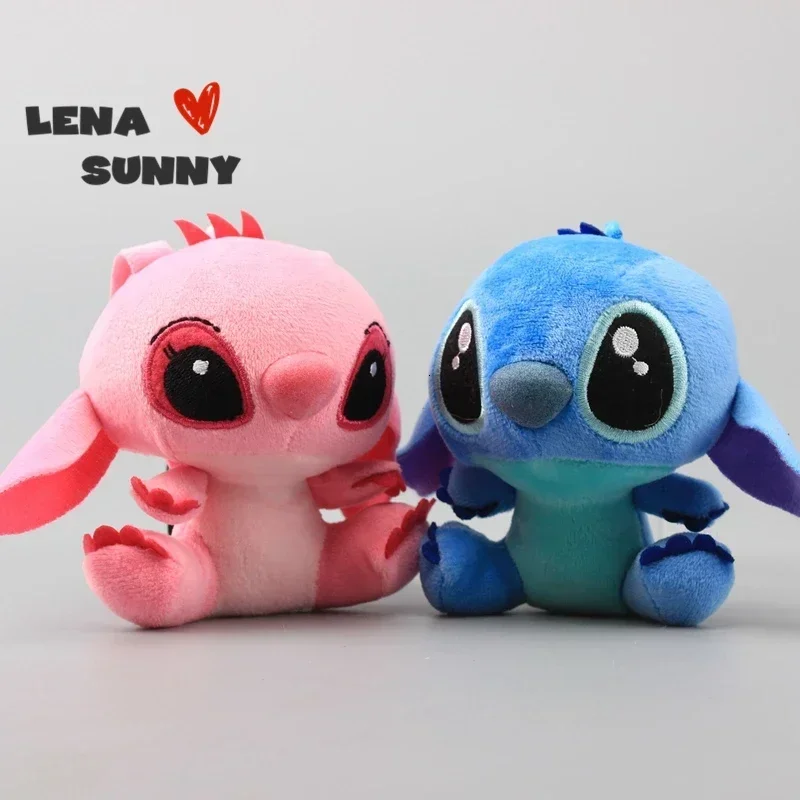 2025 10 Teile/los Nette Cartoon Lilo und Stitches Kleine Anhänger Plüsch Spielzeug, 4 10CM Kawaii Plüsch Schlüsselbund Kinder Beste Chirstmas Geschenk Spielzeug