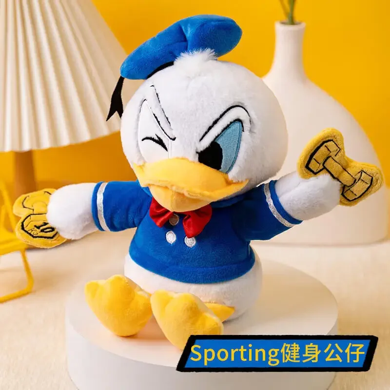 Disney Donald Duck Baumwollpuppe Junge und Mädchen Plüschtier Tägliche Aktivitätsserie Plüschpuppe Sofa Bett Dekoration Valentinstagsgeschenk