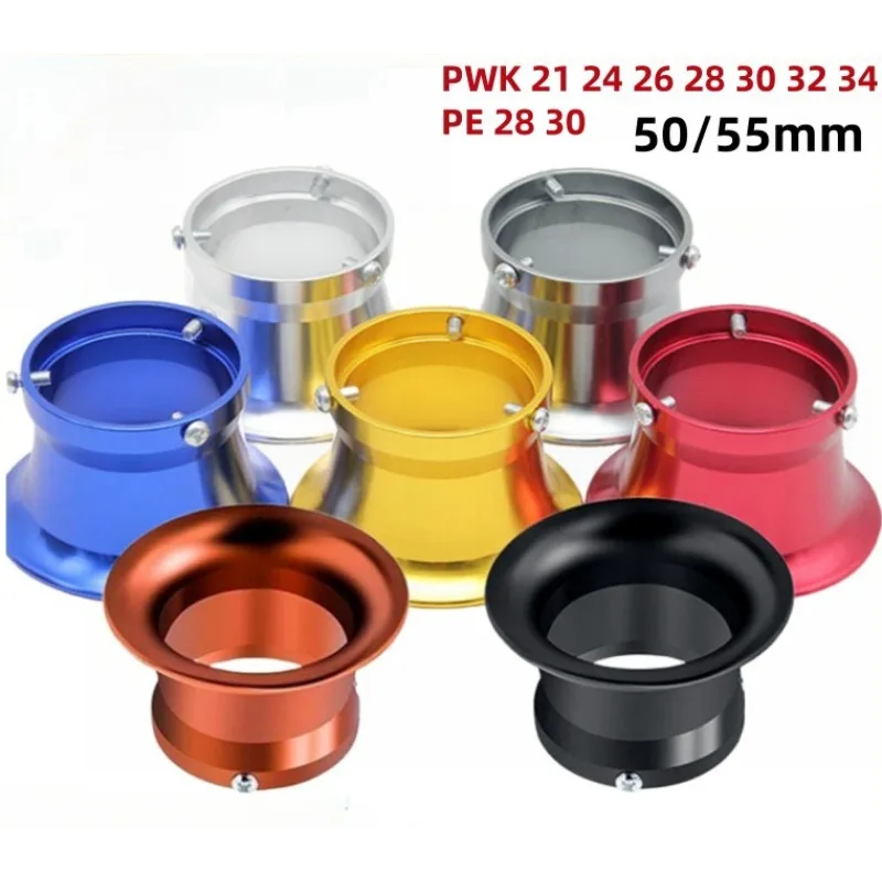 

50/55mm Motocross Wind Cup Carburetor Accessories Air Filter Cup CNC for KEIHIN PWK KOSO OKO MIKUNI for PWK 21 24 26 28 30 32 34