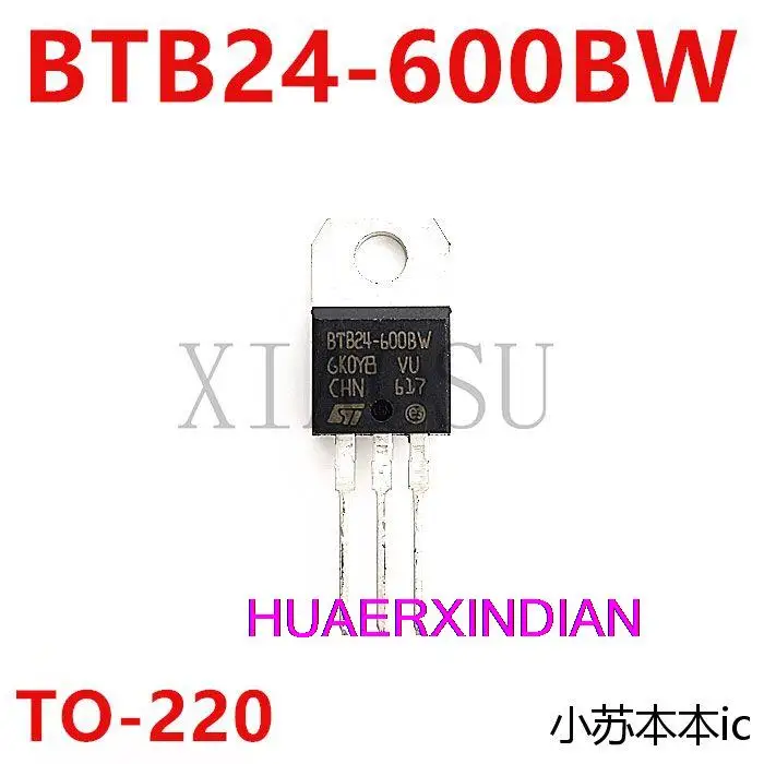 1PCS New Original  BTB24-600BW TO-220  24A 600V