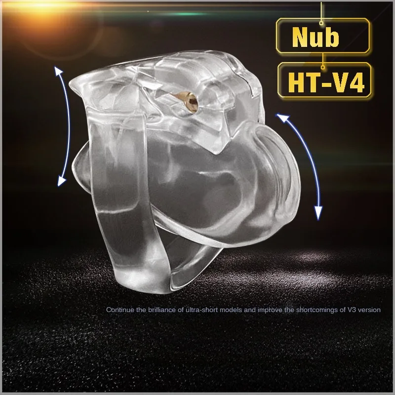 New HT-V4 Chastity Cage Device Male Cock Cage 4 Sizes Penis Ring Chastity Penis Lock Bondage Belt Fetish Sex Toys For Man Gay