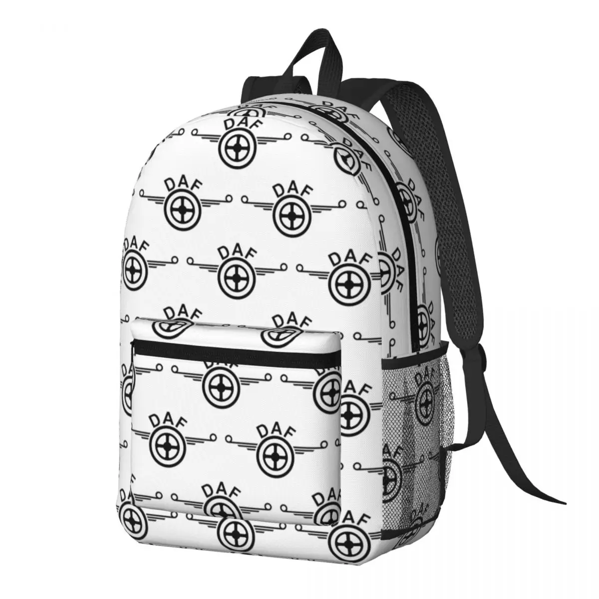 Daf Truck Logo Vector Design Backpack Daypack Large Capacity Kids BookBag School Bag Shoulder Bags for Men Women